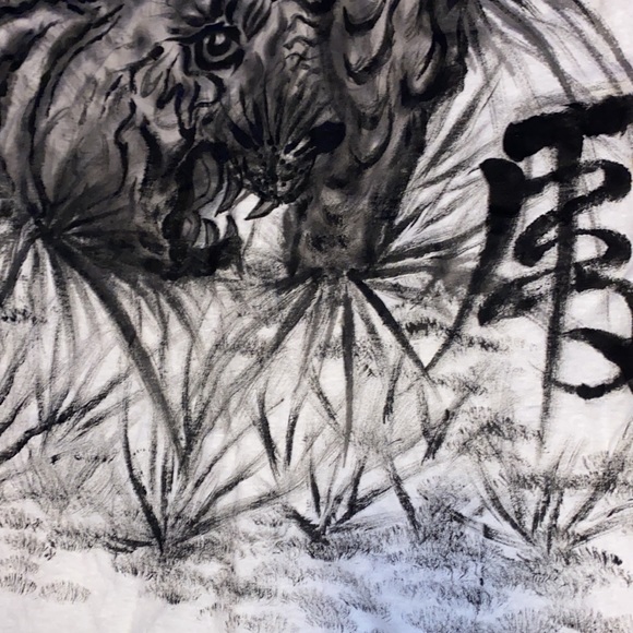 Vintage 80s Hand Drawn Kung-Fu legends T-shirt. Size L. See measurements. 19x30 - Picture 13 of 16